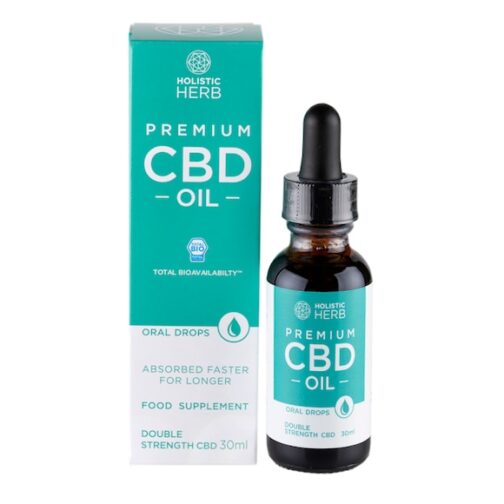 Holistic Herb Premium CBD-Öl, doppelte Stärke, 30 ml