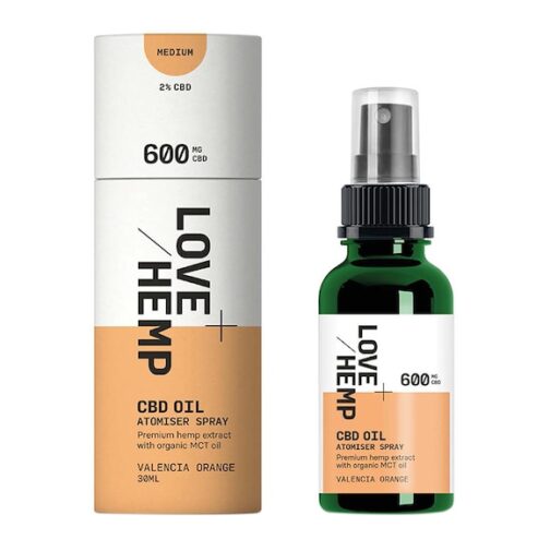 Love Hemp 600 mg CBD Spray Valencia Orange 30 ml
