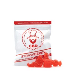 sugar jacks edibles CBD Strawberry Gummies